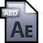 File Adobe After Effects Icon 64x64 png